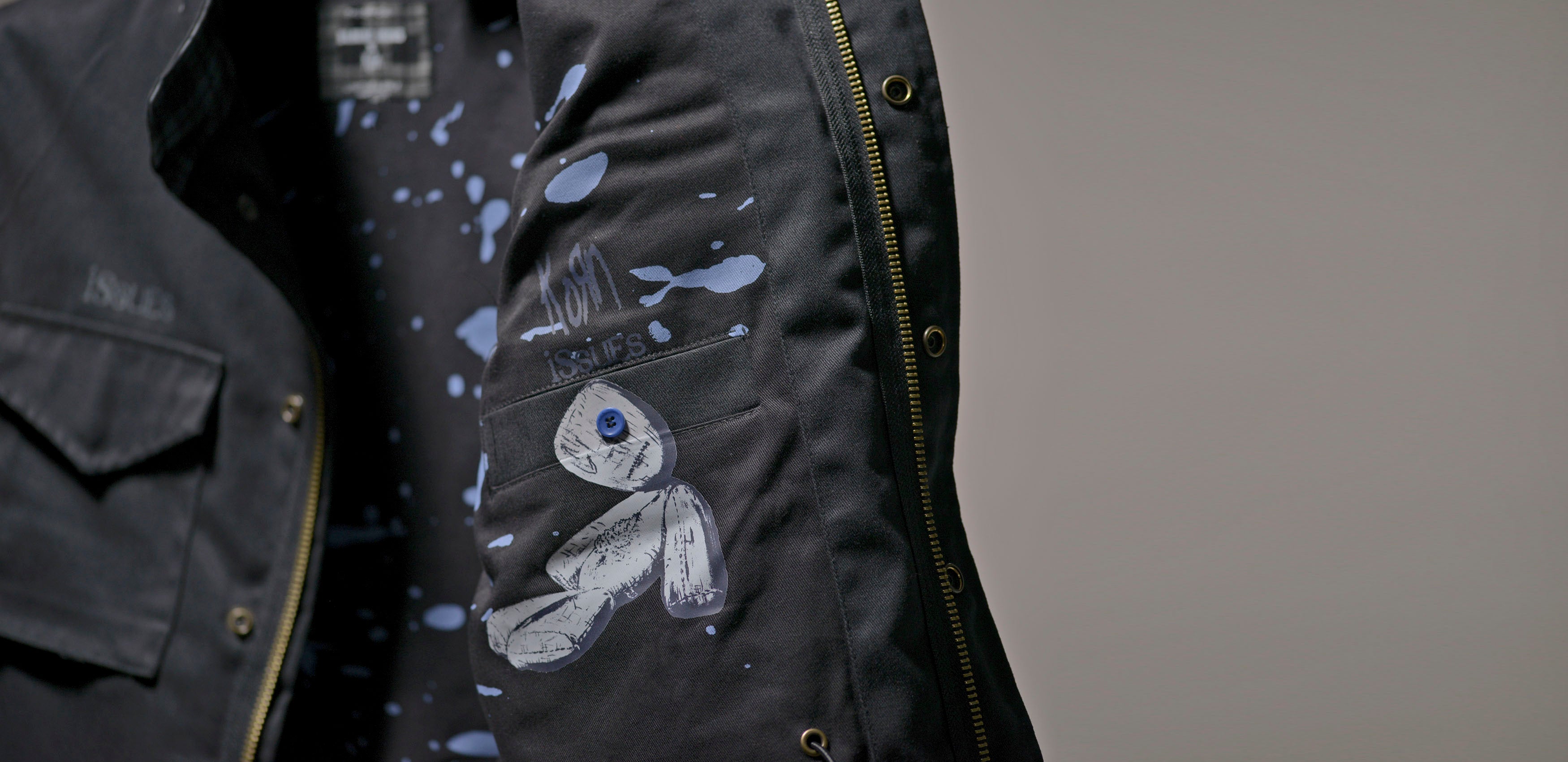 Korn Issues M65 Field Jacket (Black)