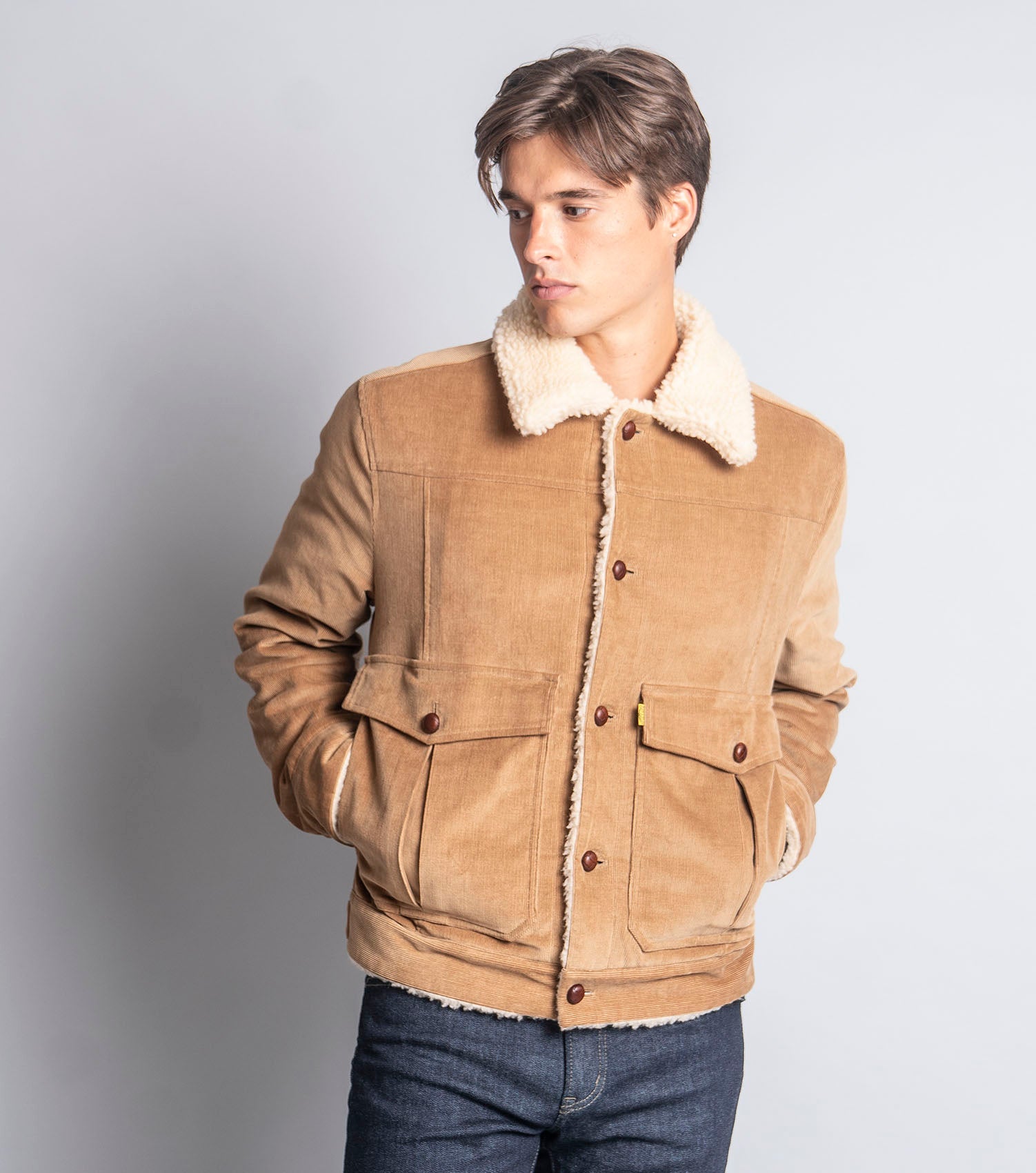 Bob Dylan Greenwich Village Folk Corduroy Bomber Jacket