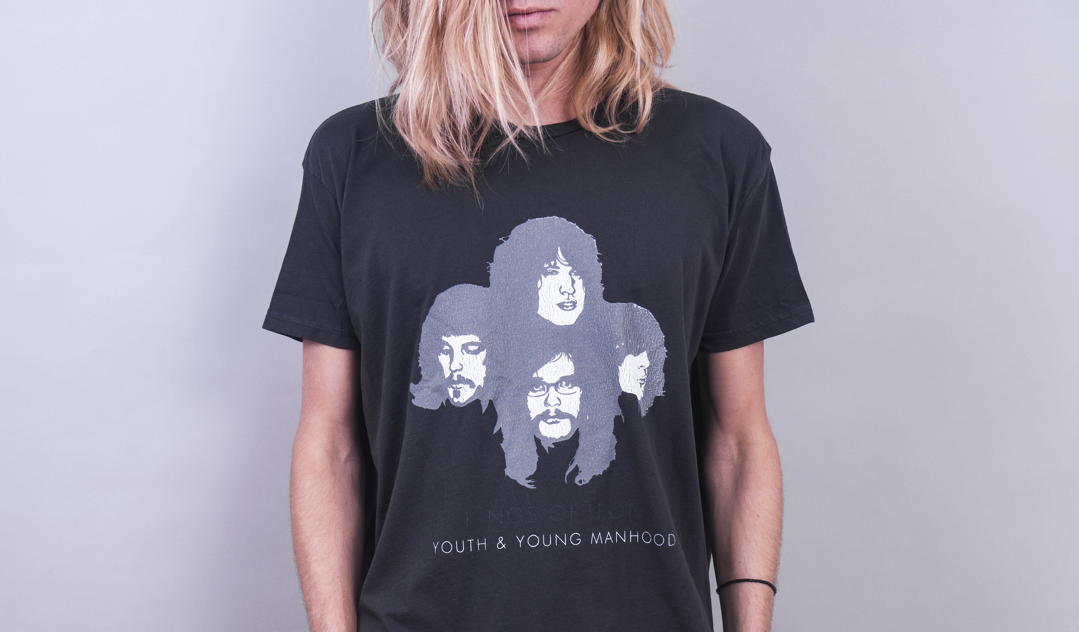 Kings of Leon - 2003 tour back (Faded Black)