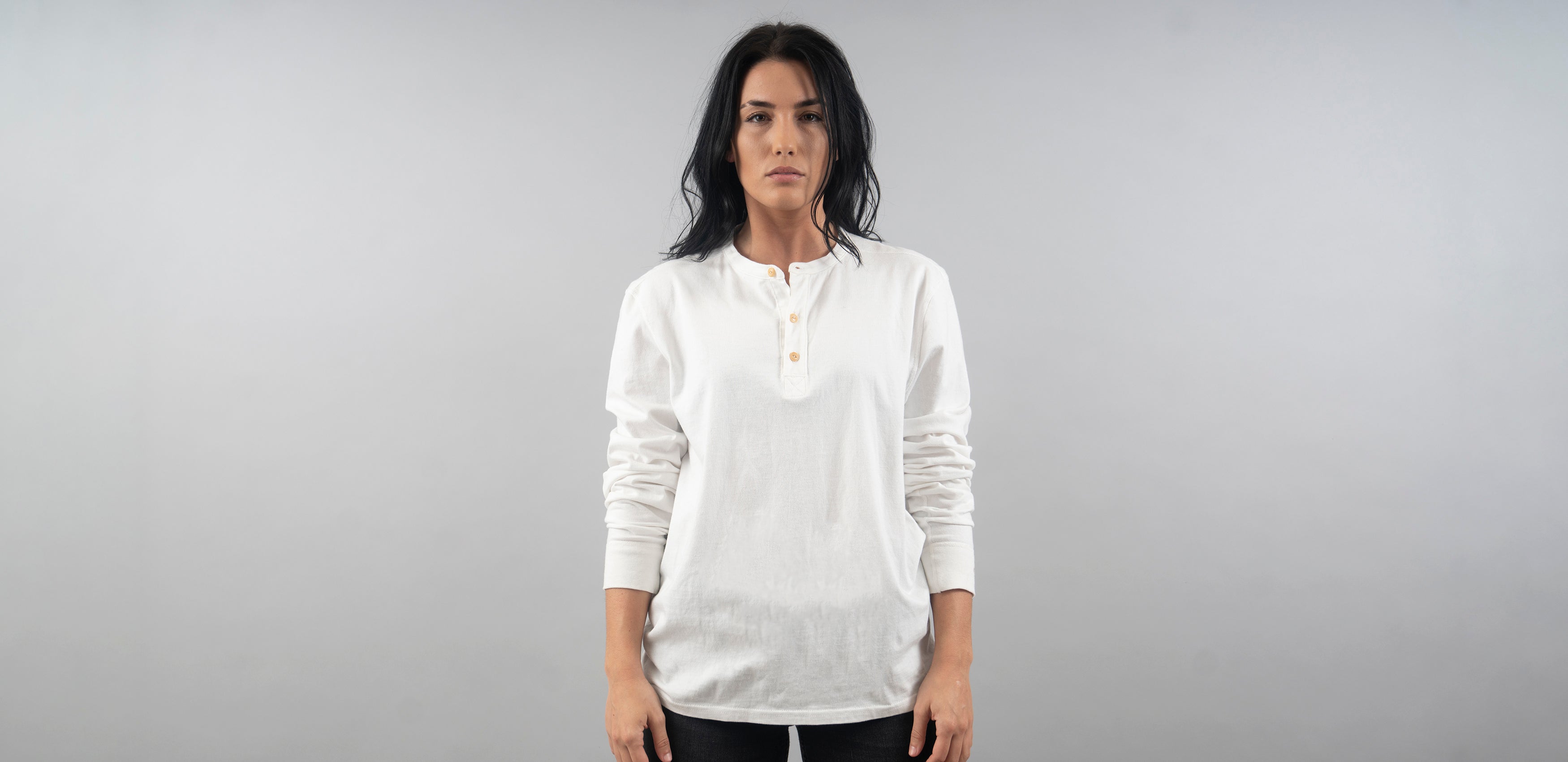 Union Henley (Bone White)