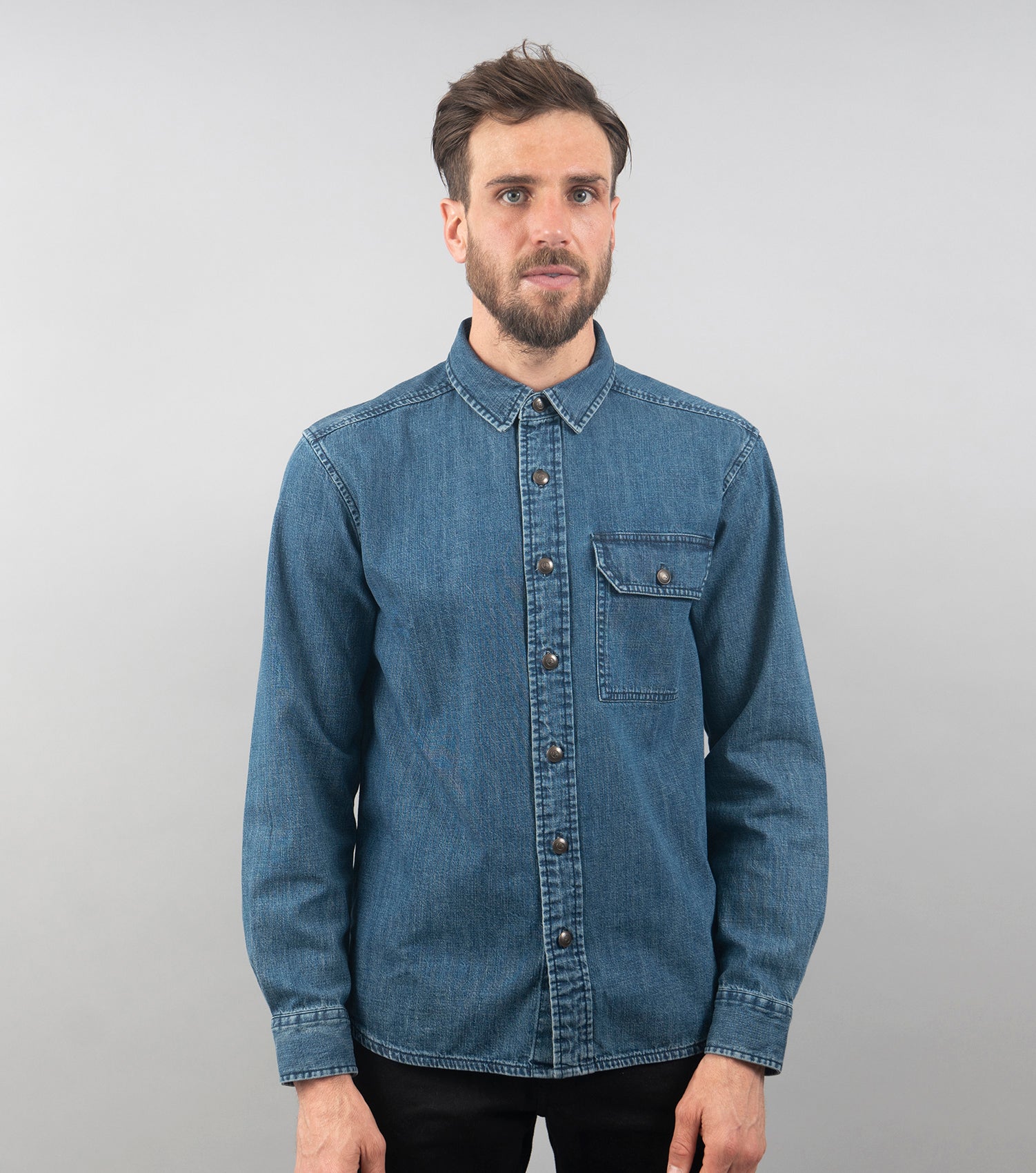 Rockstar Games Barking Irons RDR2 Denim Shirt