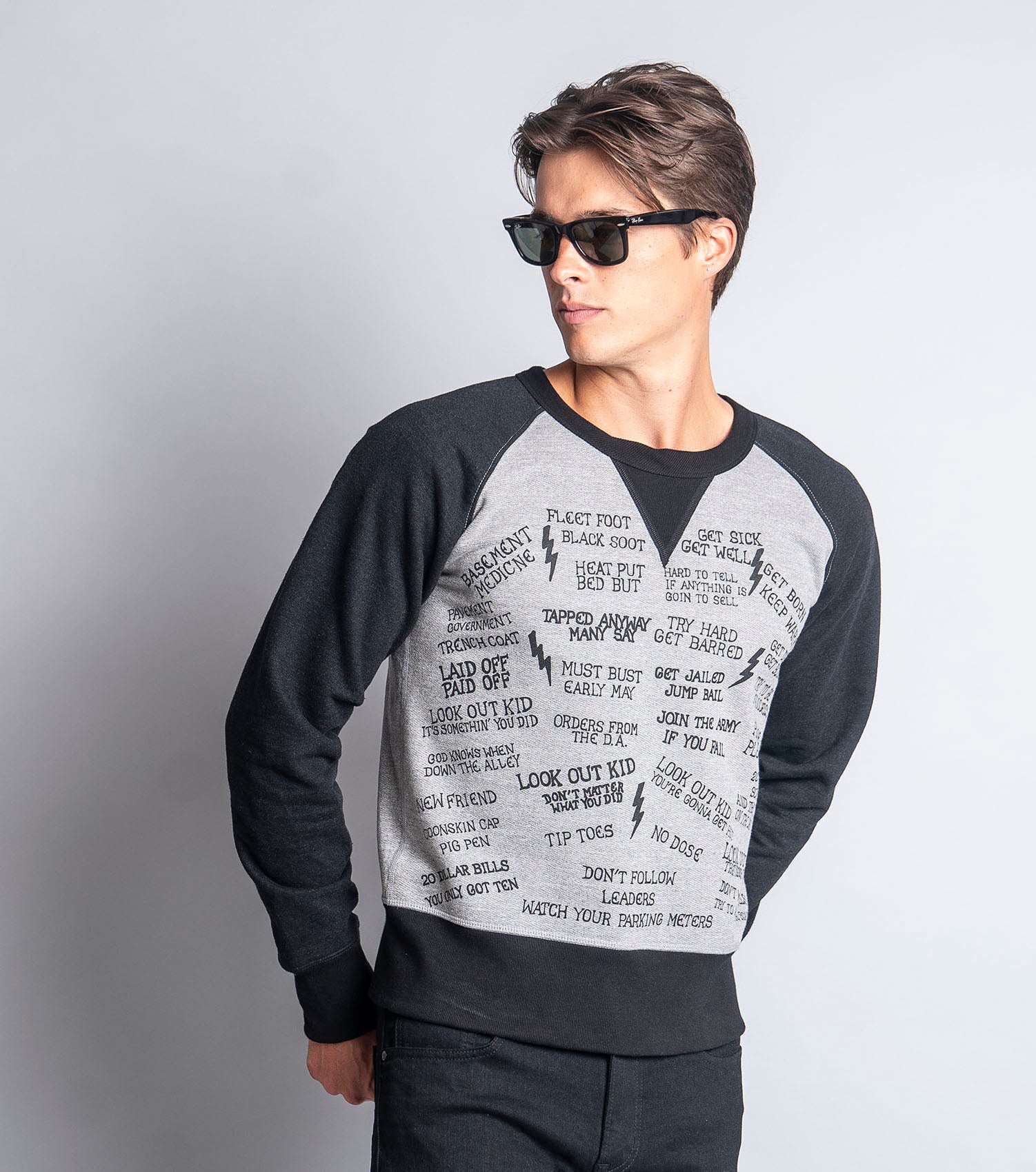 Homesick Sweatshirt (Grey/Black)