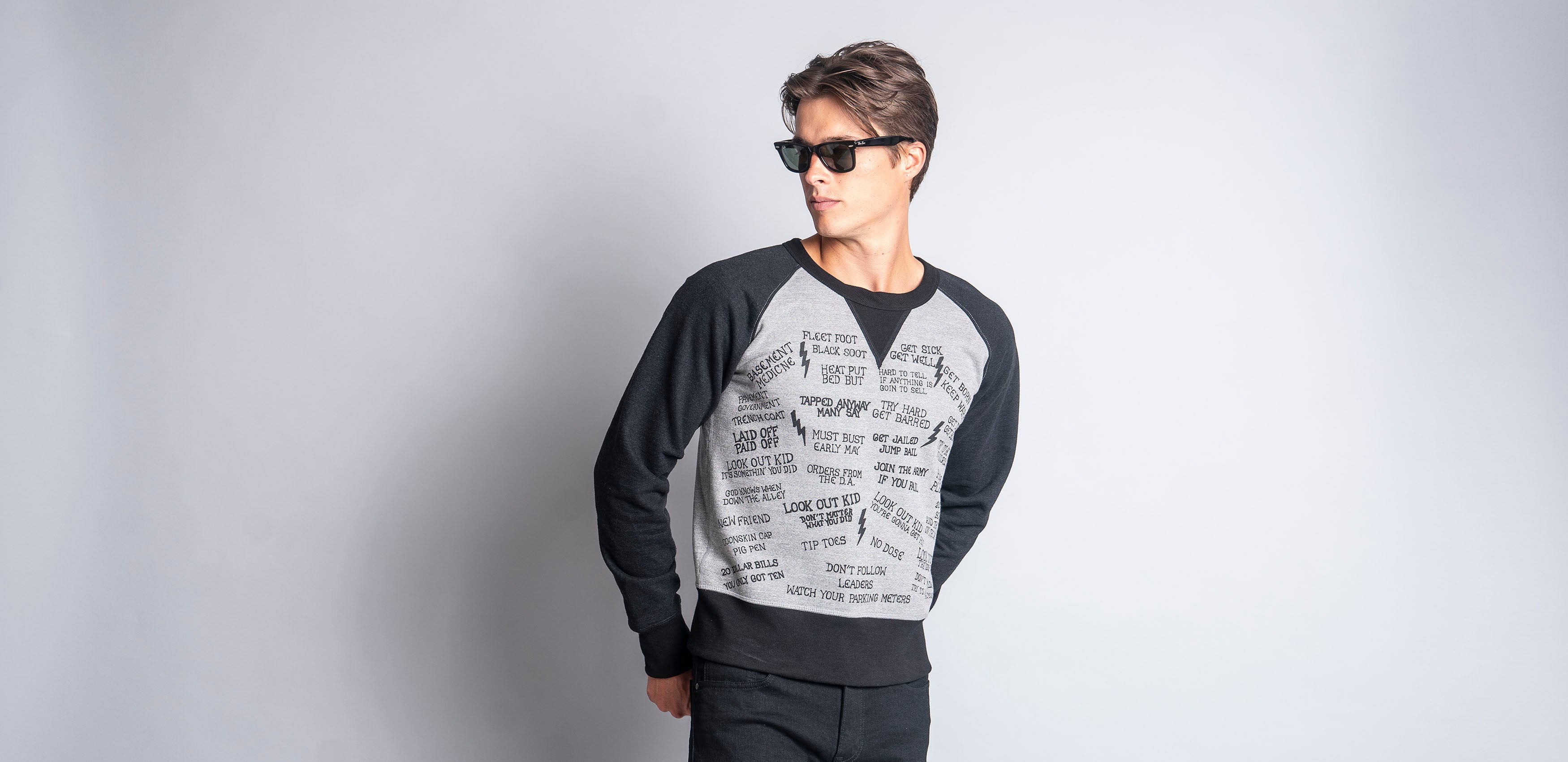 Homesick Sweatshirt (Grey/Black)