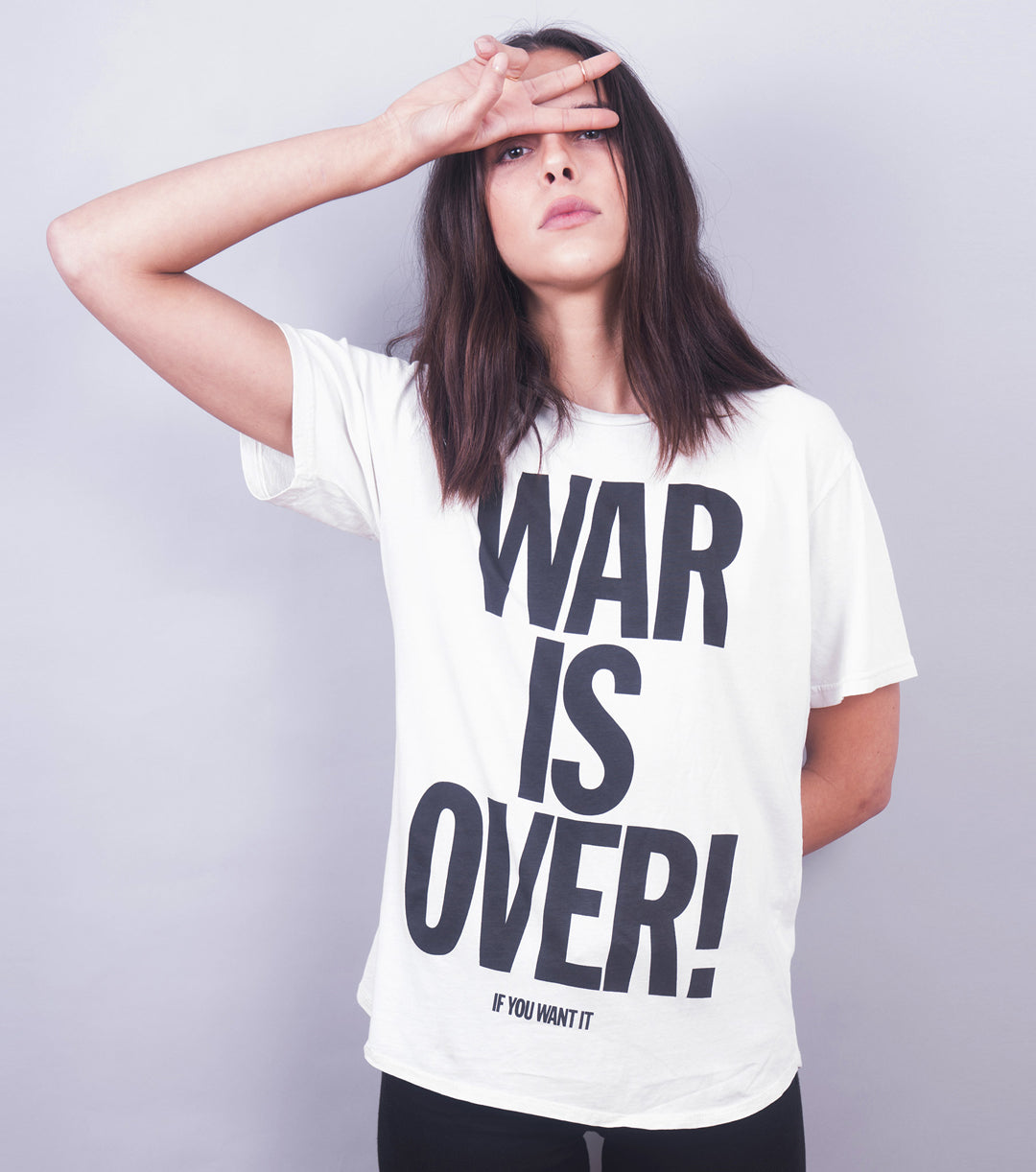 War is Over! (Washed White)