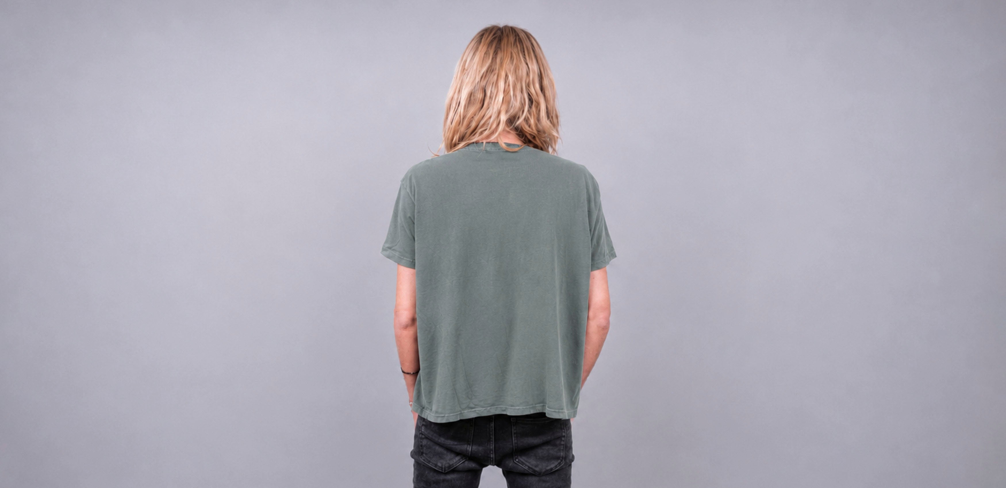 Heavyweight Wide Body Tee (Stone Green)