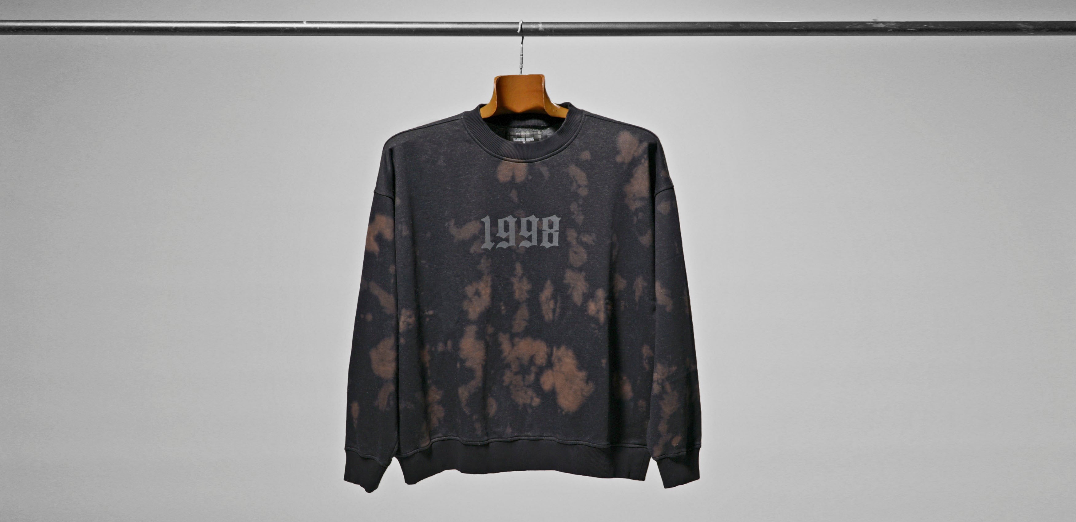 Korn 1998 Crewneck Sweatshirt (Bleached Black)