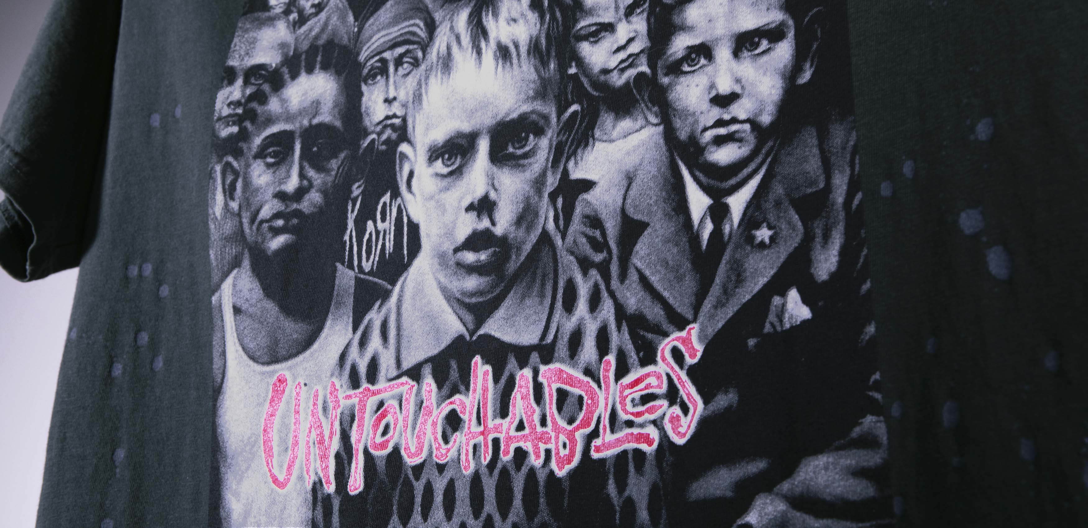 Korn Untouchables 20th Anniversary Tee (Splattered Black)