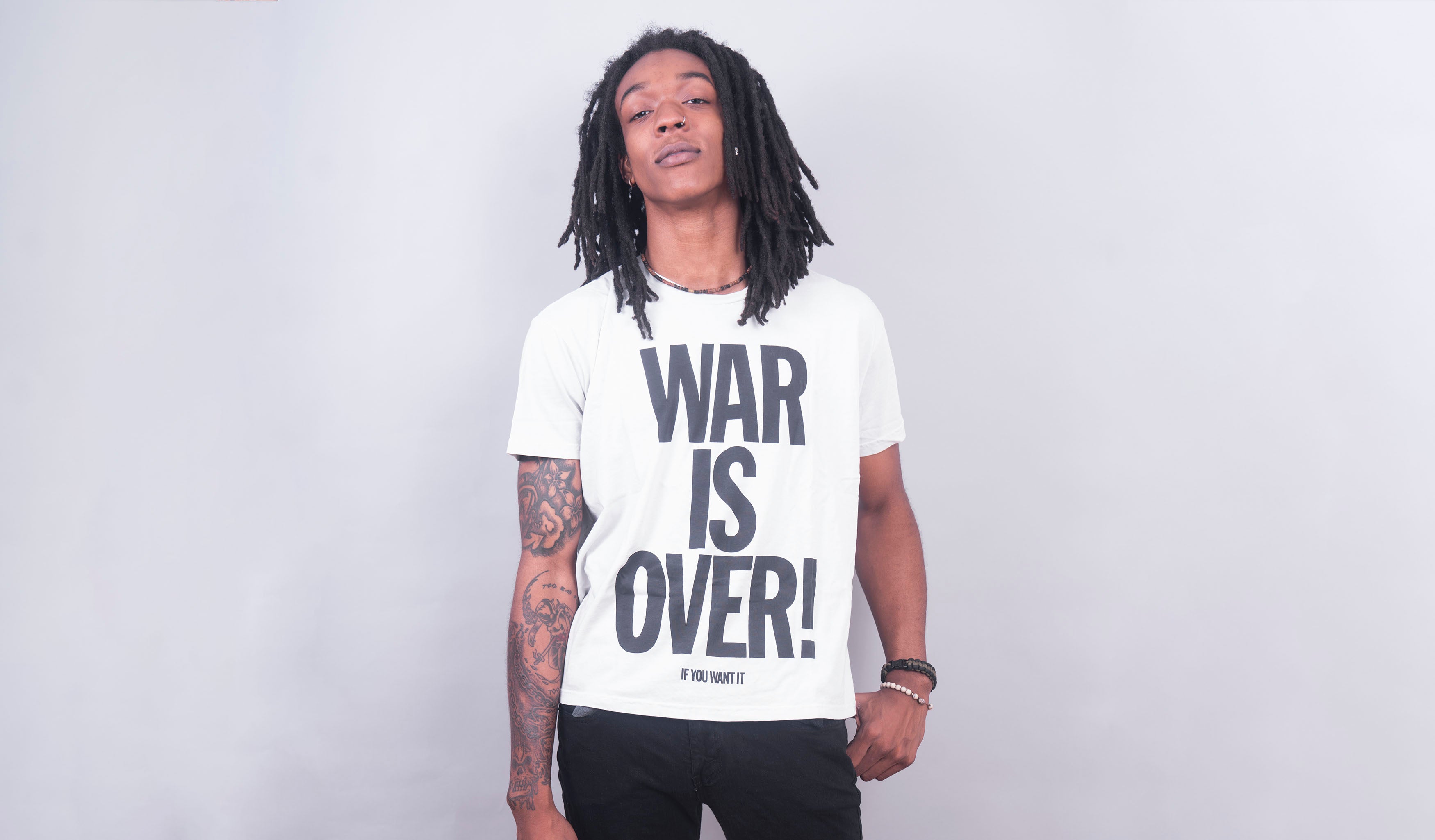 War is Over! (Vintage White)