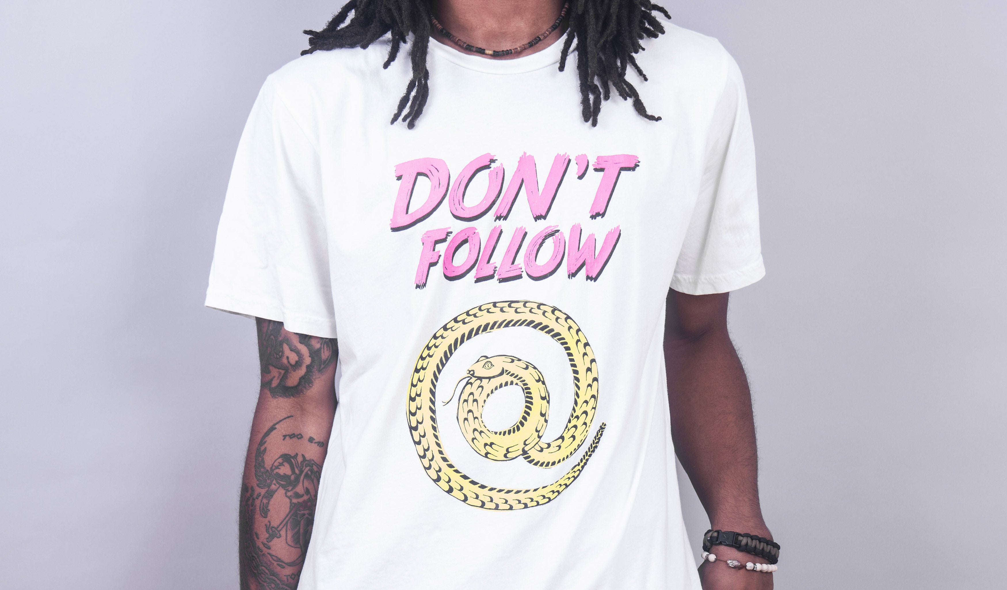 Don't Follow Neon (Washed White)
